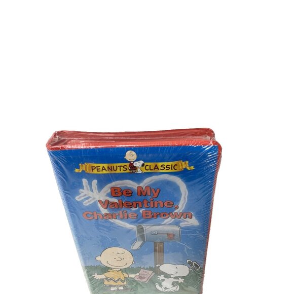Peanuts Be My Valentine Charlie Brown -VHS Tape Sealed Classic Holiday Special - Picture 3 of 7